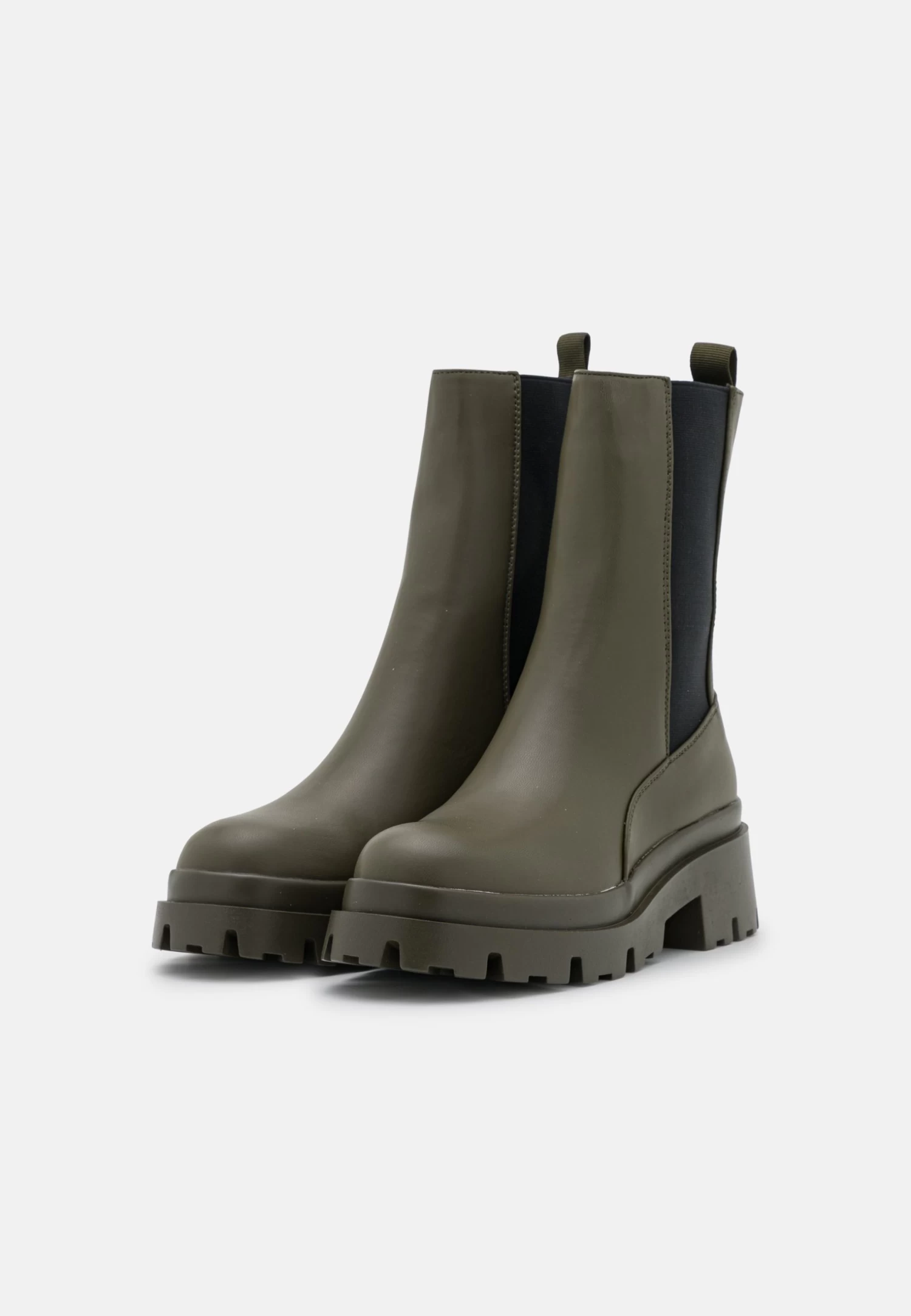 Even&Odd Bottines À Plateau - Khaki 3 Even&Odd Bottines À Plateau - Khaki – Image 3