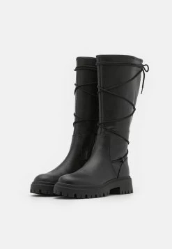 Bottes À Plateau - Black -Pas Cher Mode Féminine Magasin 844684cf12d1453397702b0775553a8d