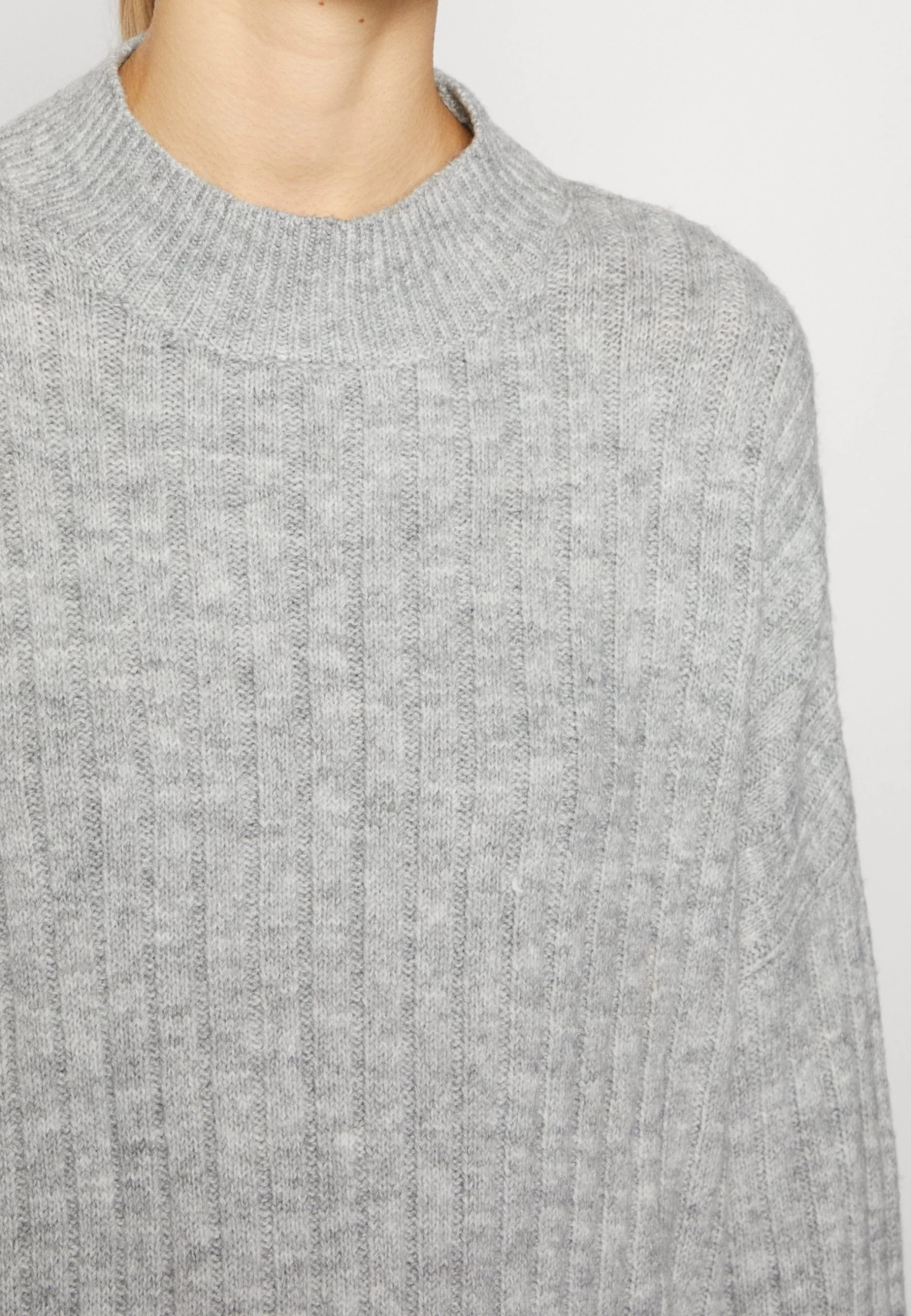 Even&Odd Pullover - Mottled Light Grey 6 Even&Odd Pullover - Mottled Light Grey – Image 6