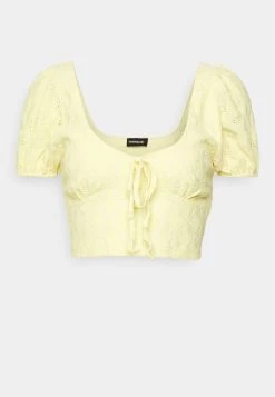 Even&Odd Romantic - Blouse - Light Yellow -Pas Cher Mode Féminine Magasin 8a905322b8b6434ba91188d75696bf36