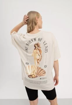 Liz Venus - T-Shirt Imprimé - Beige
