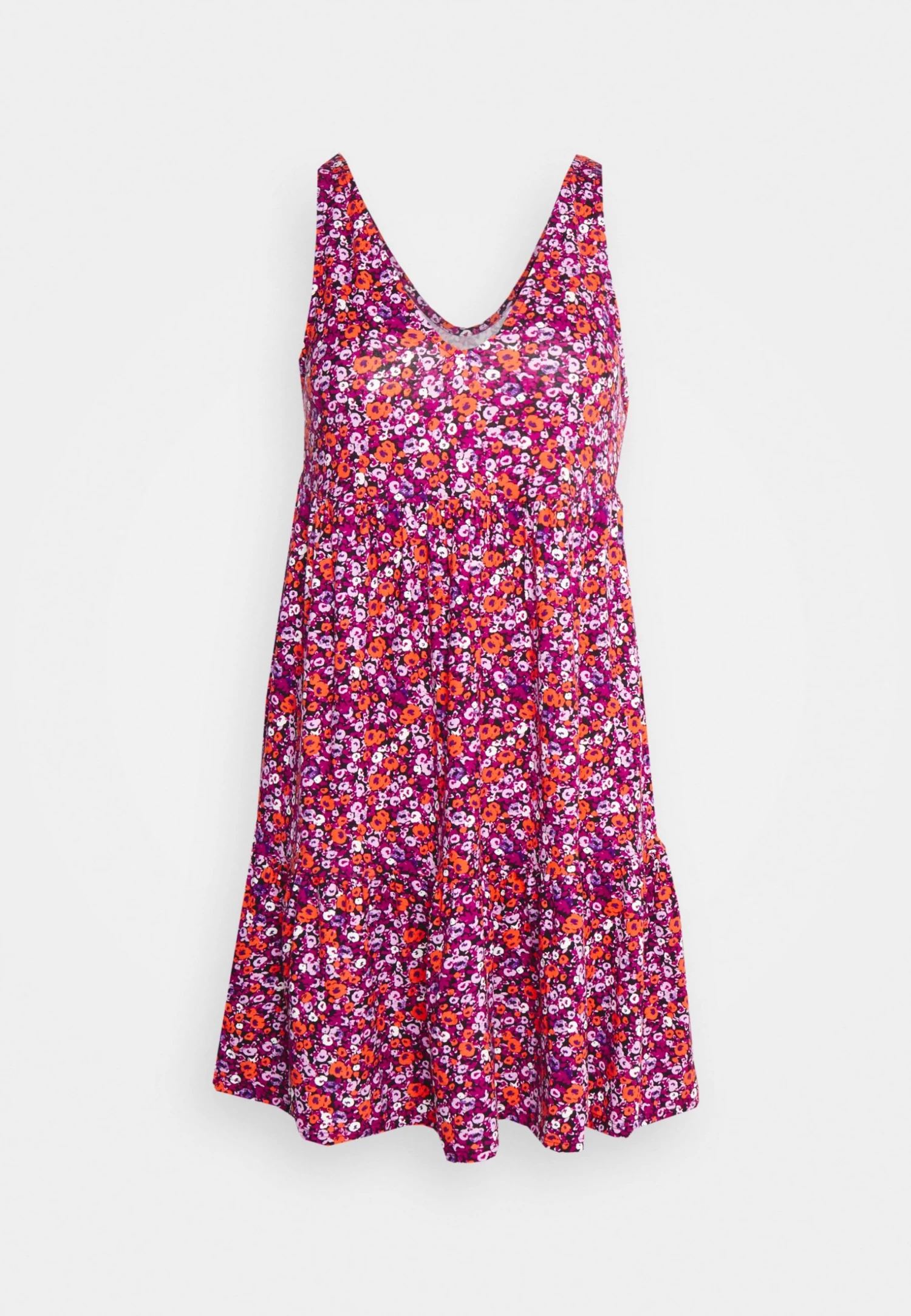 Even&Odd Sleeveless V Neck Volant Hem Flared Mini Dress (Eo-Ss23-C135-Sj) / Black - 802_Pink - 402_Orange - 205 - Robe De Jour - Black - 802_Pink - 402_Orange - 205 5 Even&Odd Sleeveless V Neck Volant Hem Flared Mini Dress (Eo-Ss23-C135-Sj) / Black - 802_Pink - 402_Orange - 205 - Robe De Jour - Black - 802_Pink - 402_Orange - 205 – Image 5