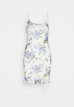 Even&Odd Robe Fourreau - White/Blue -Pas Cher Mode Féminine Magasin 8fce435a406e4308b9da159ee70d26ce