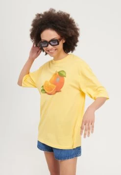 Even&Odd T-Shirt Imprimé - Yellow
