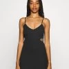 Even&Odd Flare Mini Dress - Robe De Jour - Black