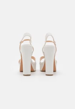 Even&Odd Leather - Sandales À Plateforme - White -Pas Cher Mode Féminine Magasin 946786ca085446ed8d37c184fe3bd79f