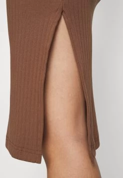 Pencil Skirt With Slit - Jupe Crayon - Brown -Pas Cher Mode Féminine Magasin 954f7981835e476381a28023a09b166b