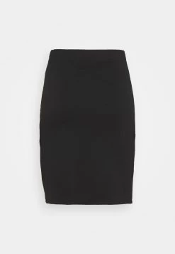 Even&Odd Asymetric Overlap Wrap Mini High Waisted Skirt - Jupe Crayon - Black -Pas Cher Mode Féminine Magasin 968e1ae7bc2047049e25130f50a86ca9