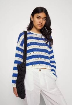 Even&Odd Pullover - White/Blue -Pas Cher Mode Féminine Magasin 9948bd4253f44fcab5118191ce0854f9