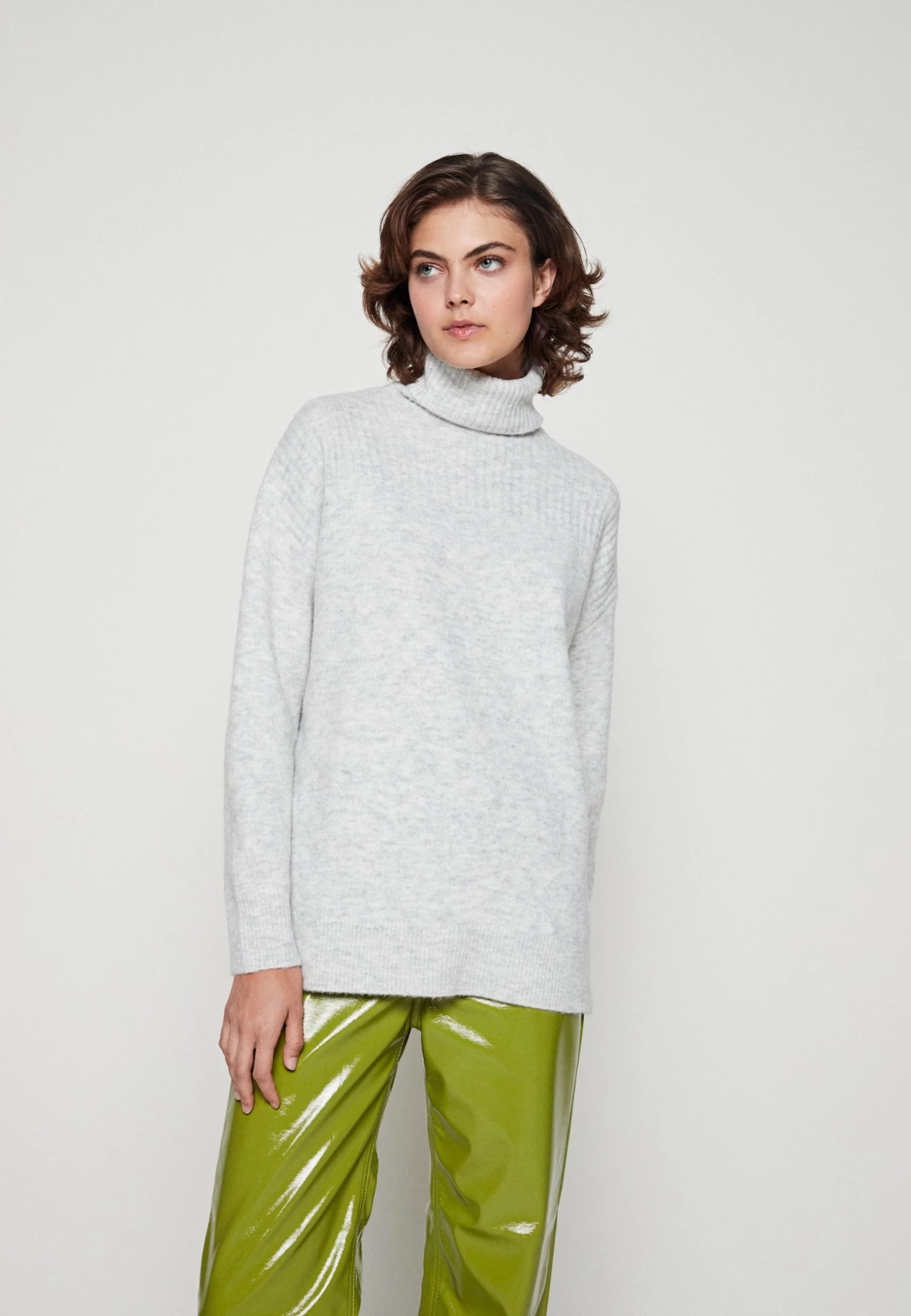 Even&Odd Pullover - Mottled Light Grey 1 Even&Odd Pullover - Mottled Light Grey