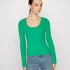 Even&Odd Ribbed - Variegated - Pullover - Green