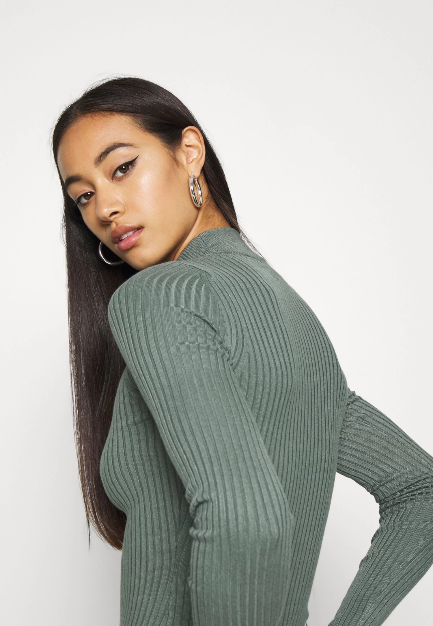 Even&Odd Pullover - Light Olive 4 Even&Odd Pullover - Light Olive – Image 4