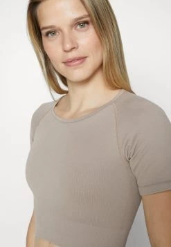 T-Shirt Imprimé - Taupe -Pas Cher Mode Féminine Magasin a35d217175e447d0a4747d1cbab8053b