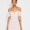 Even&Odd Robe De Jour - Off-White/Pink