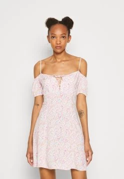 Even&Odd Robe De Jour - Off-White/Pink