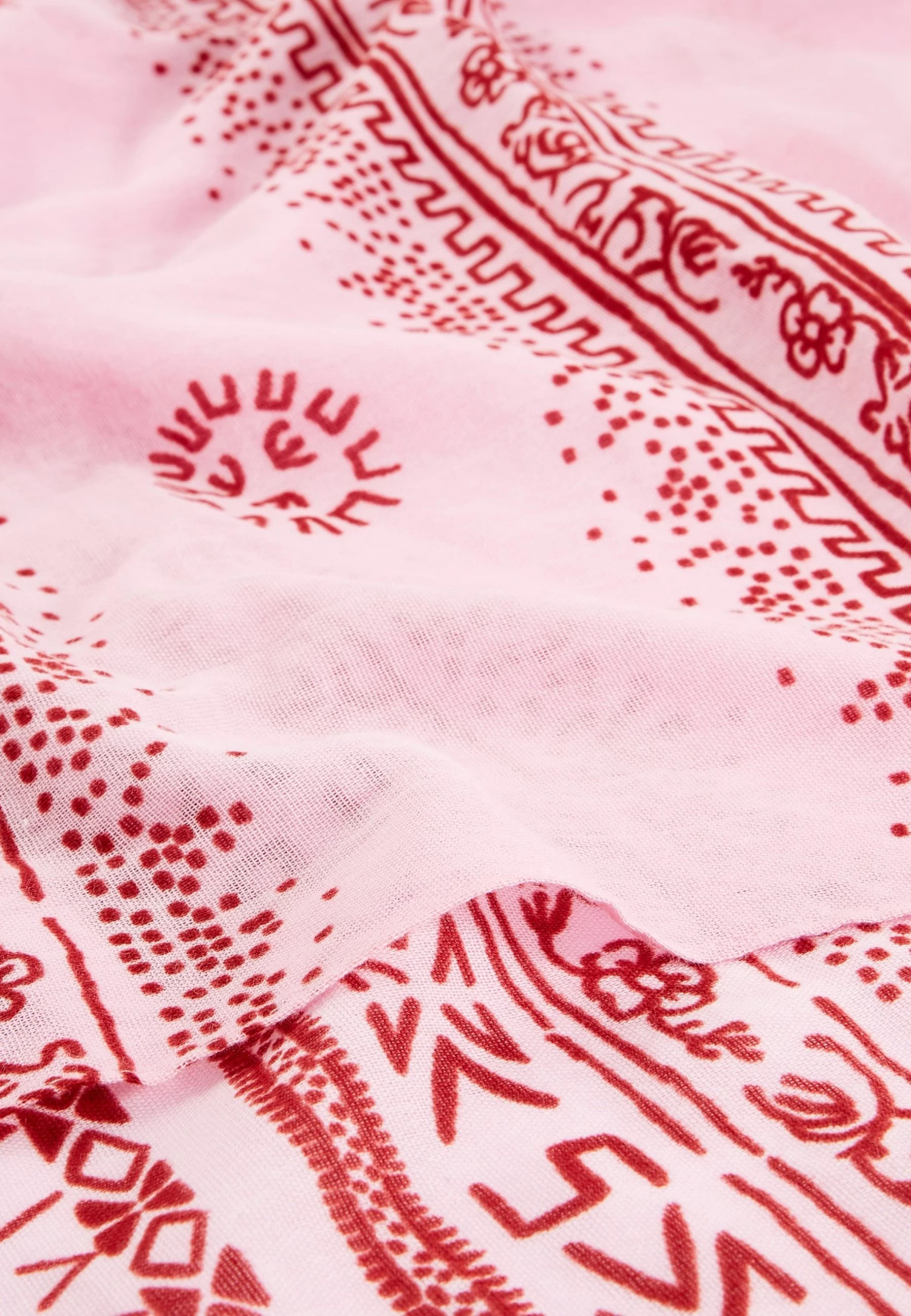 Even&Odd Écharpe - Pink/White 7 Even&Odd Écharpe - Pink/White – Image 7