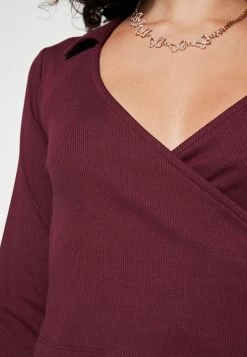 Even&Odd T-Shirt À Manches Longues - Dark Red -Pas Cher Mode Féminine Magasin b224c5dd0a52498bb3384805a0600f2d