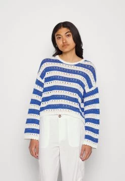 Even&Odd Pullover - White/Blue