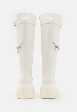 Bottes À Lacets - White 9 Bottes À Lacets - White -Pas Cher Mode Féminine Magasin b43fa06725fa49cdb2d0d26d341b1089