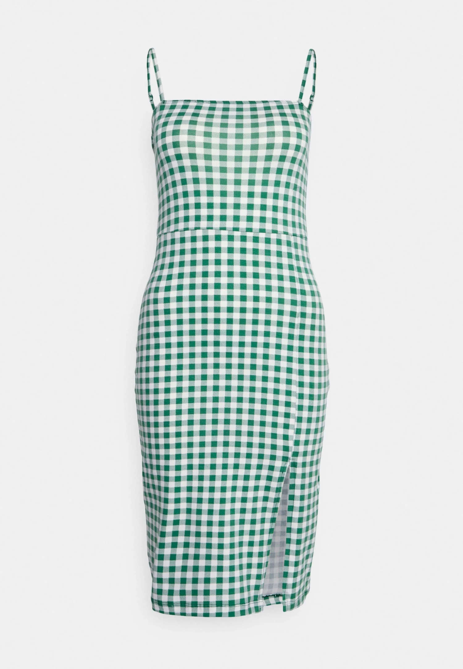 Even&Odd Strappy Mini Bodycon Dress - Robe En Jersey - Green 5 Even&Odd Strappy Mini Bodycon Dress - Robe En Jersey - Green – Image 5