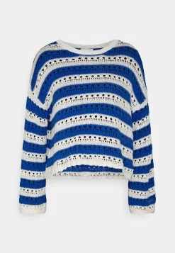 Even&Odd Pullover - White/Blue -Pas Cher Mode Féminine Magasin b55a96eaabdf4f08bc24e6dffff577e6