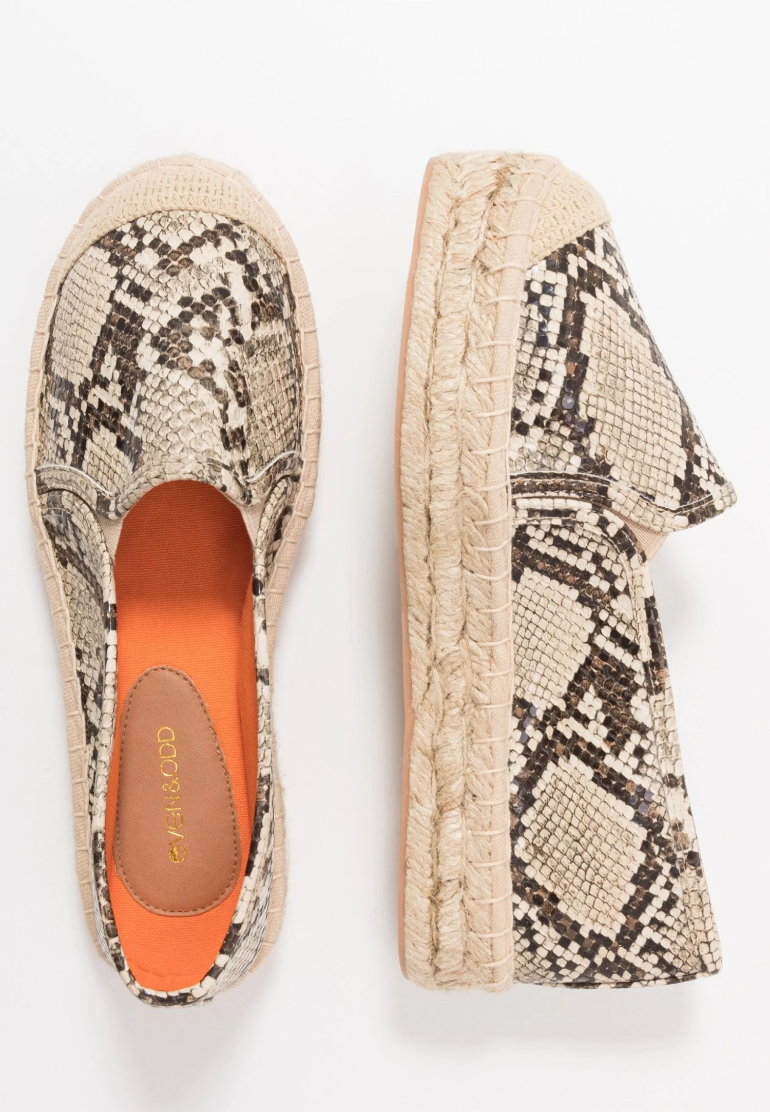 Even&Odd Espadrilles - Beige/Brown 4 Even&Odd Espadrilles - Beige/Brown – Image 4