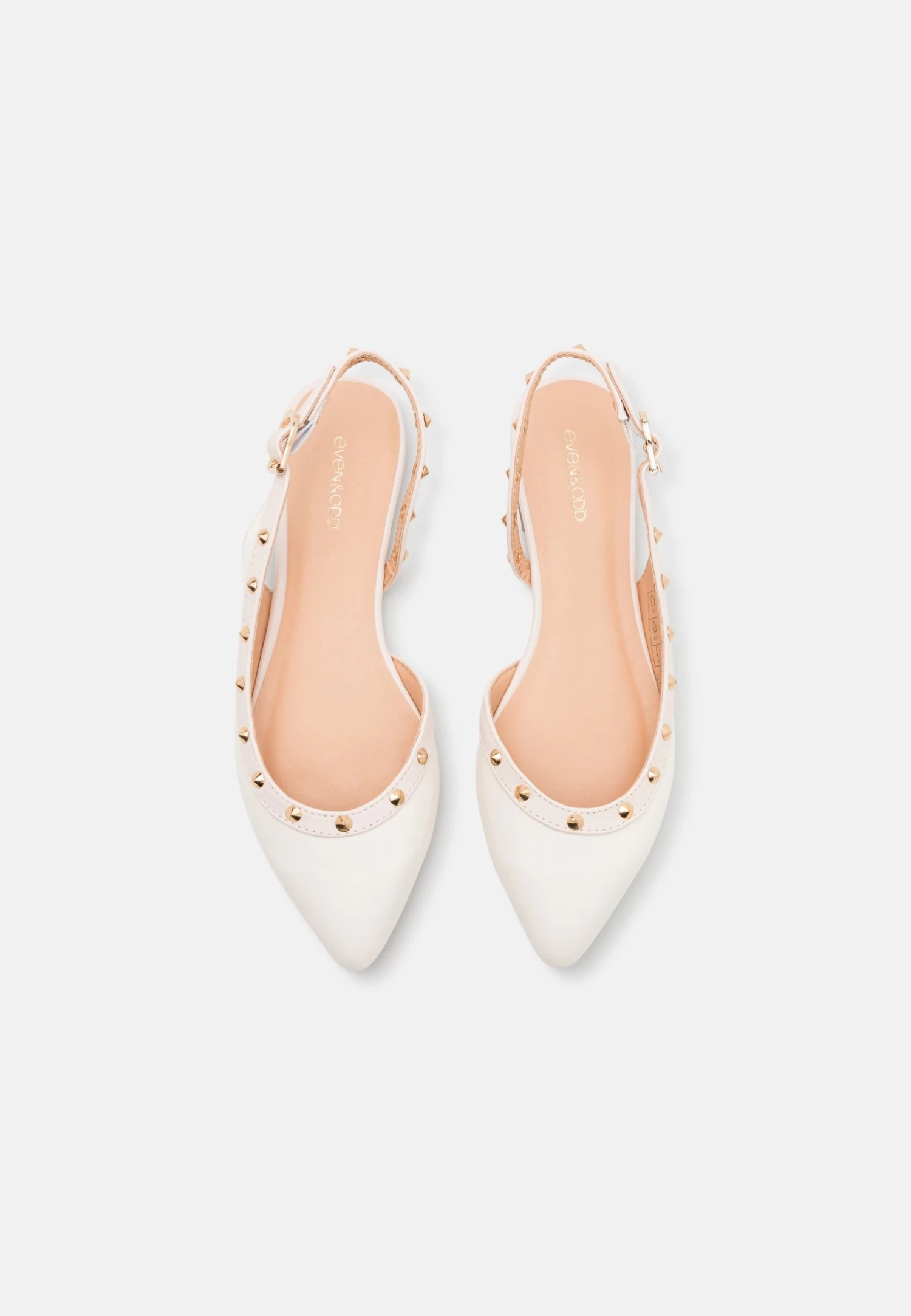Even&Odd Ballerines - White 8 Even&Odd Ballerines - White – Image 8