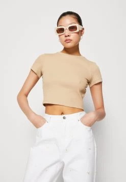 Even&Odd 3 Pack - T-Shirt Basique - Beige/Black/Orange -Pas Cher Mode Féminine Magasin bfa63cc27e6d481b8a3d2b5245338923