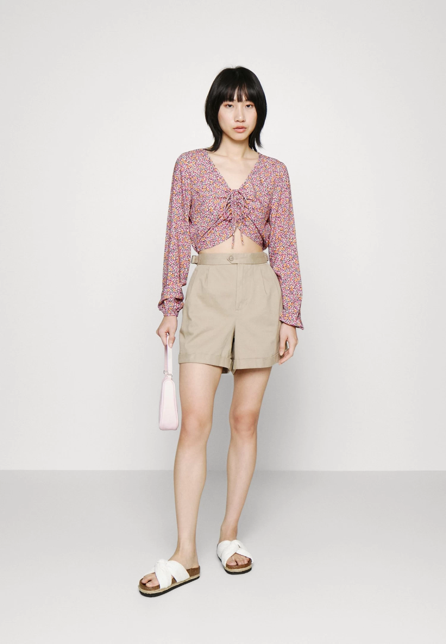 Even&Odd Blouse - Lilac/Orange 2 Even&Odd Blouse - Lilac/Orange – Image 2