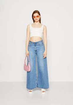 Even&Odd Débardeur - Off White/Dark Brown