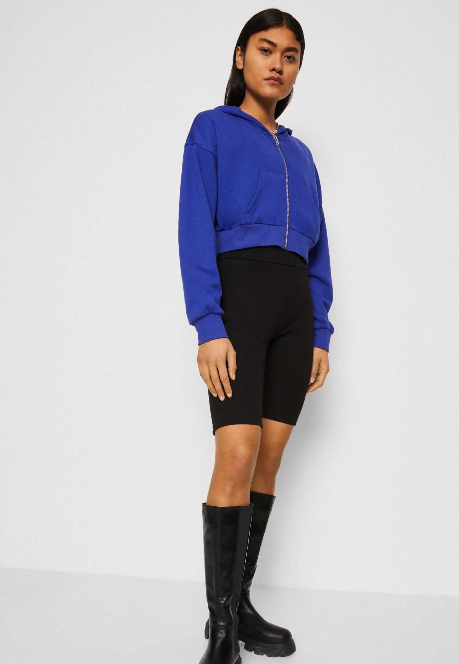 Even&Odd Sweat Zippé - Blue 4 Even&Odd Sweat Zippé - Blue – Image 4