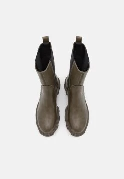 Bottes À Plateau - Khaki -Pas Cher Mode Féminine Magasin c1f9446fc47b477a82b41f92b5ac721d