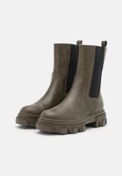 Bottes À Plateau - Khaki -Pas Cher Mode Féminine Magasin c9920e35fedd44b49bf1cb97f67c98d3