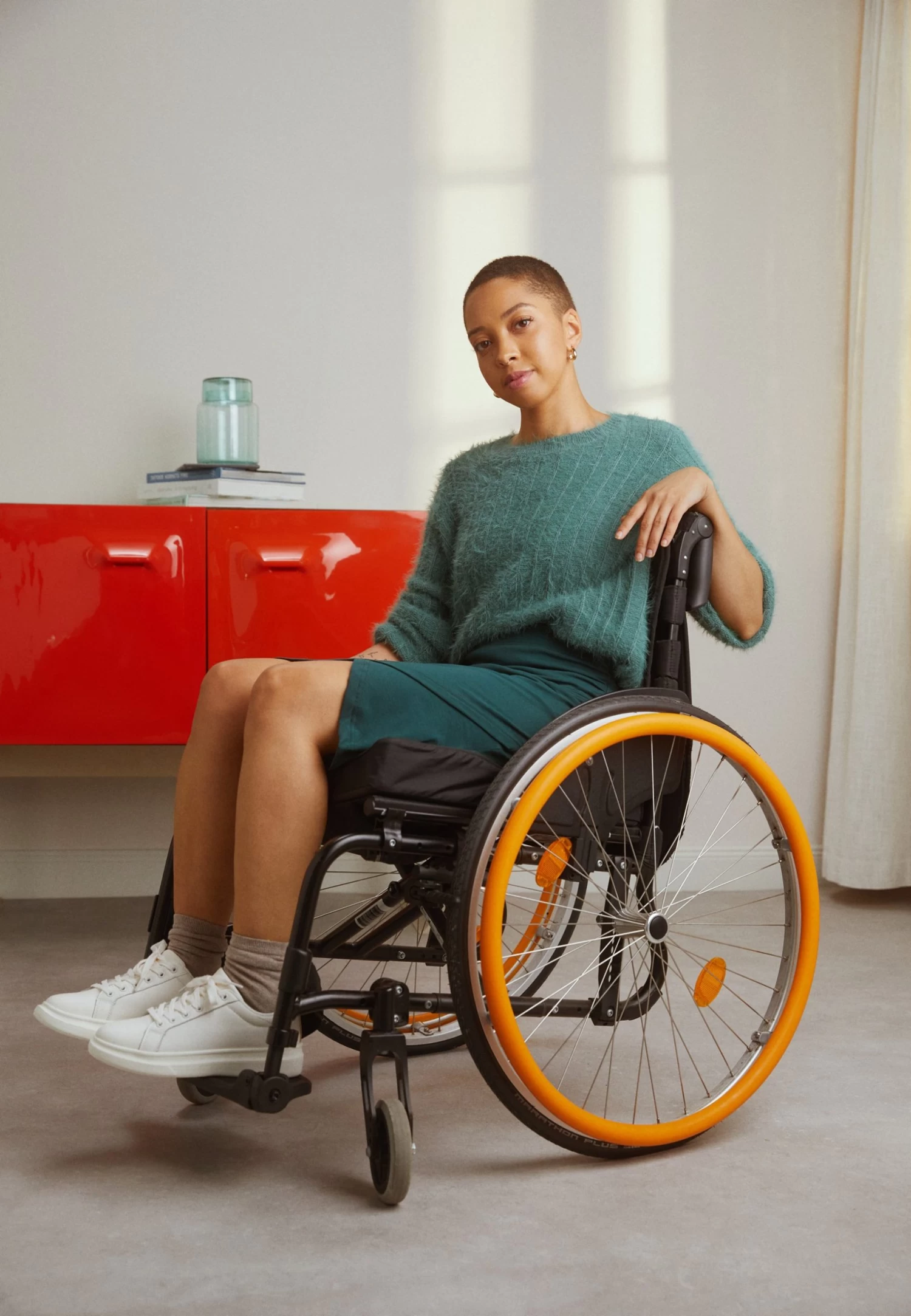 Even&Odd Jupe Crayon - Green 2 Even&Odd Jupe Crayon - Green – Image 2