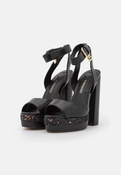 Even&Odd Sandales À Talons Hauts - Black -Pas Cher Mode Féminine Magasin cc7d42d86eff43f881ef0b191a000565
