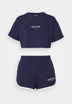 Even&Odd Survêtement - Dark Blue/White -Pas Cher Mode Féminine Magasin ce290351377a4ebdba3d532d69cbbd0f