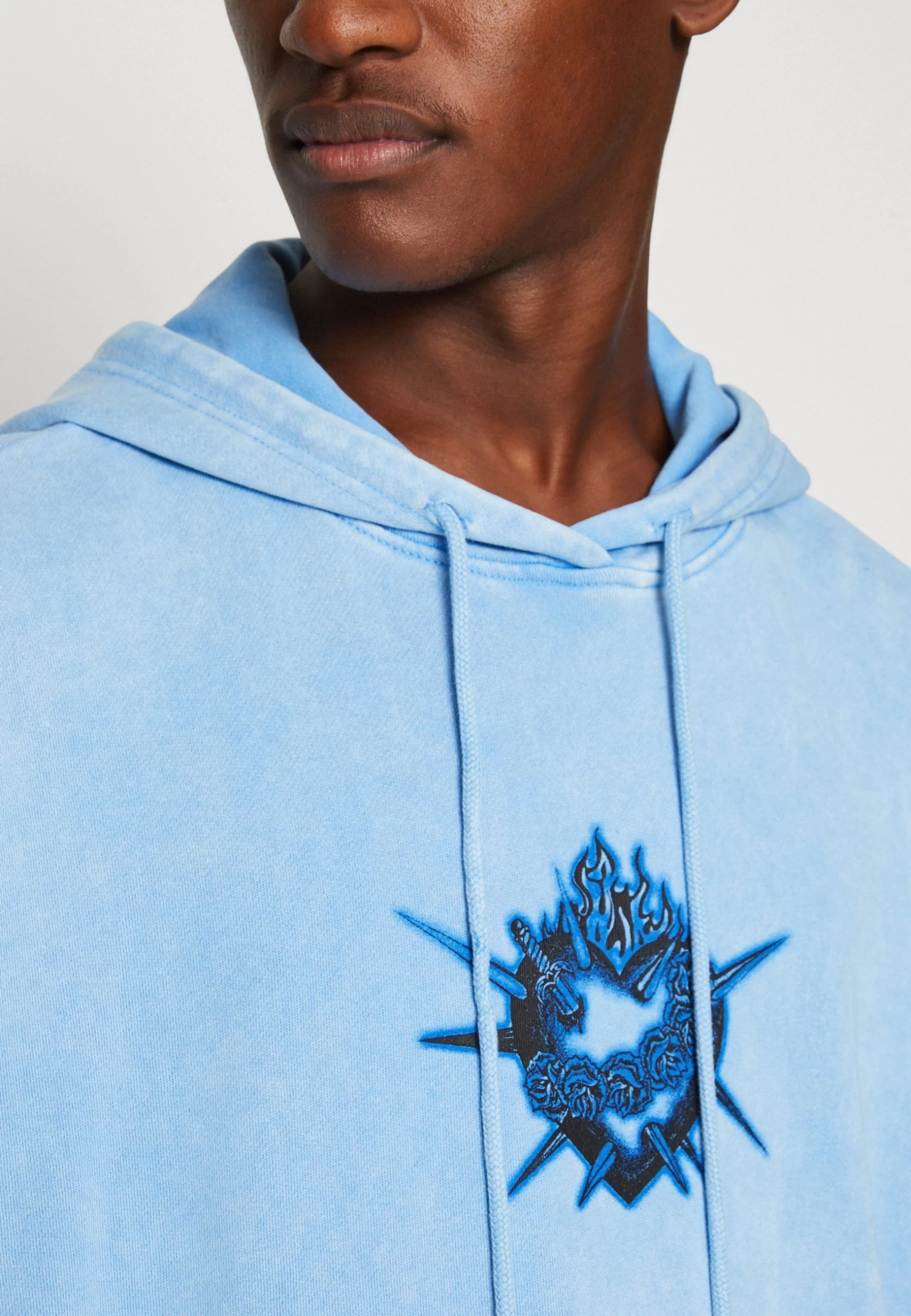 Even&Odd Unisex - Sweatshirt - Blue/Moon Washed 6 Even&Odd Unisex - Sweatshirt - Blue/Moon Washed – Image 6