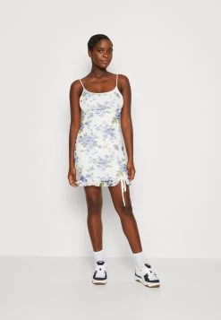 Even&Odd Robe Fourreau - White/Blue