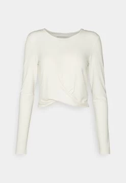 T-Shirt À Manches Longues - Beige -Pas Cher Mode Féminine Magasin d0c0c80e7deb4db4a57fc2c9b3ea5f02