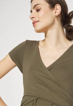 2Pack - T-Shirt Basique - Khaki/Dark Blue -Pas Cher Mode Féminine Magasin d78cb222606244dcada611db2e95e9ed