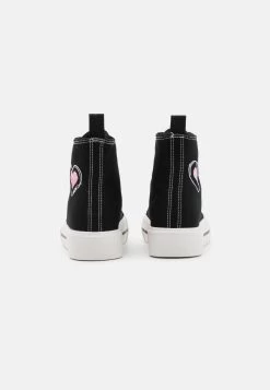 Even&Odd Love - Baskets Montantes - Black/Pink -Pas Cher Mode Féminine Magasin deb6190438ac4a2da12226ad03f65b53