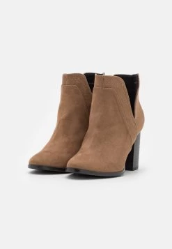 Bottines À Talons Hauts - Taupe -Pas Cher Mode Féminine Magasin e403e64f701a4e50a14ea9691c9f5a02