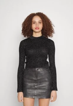 Even&Odd Lurex - Pullover - Black