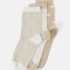 Even&Odd 3 Pack - Chaussettes - Beige/White