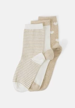 Even&Odd 3 Pack - Chaussettes - Beige/White