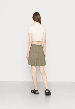 Even&Odd Minijupe - Khaki -Pas Cher Mode Féminine Magasin ebfdf69787e64e96865a69bd66da9300