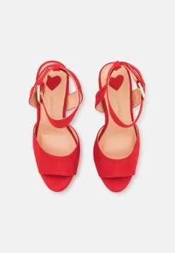 Even&Odd Sandales À Talons Hauts - Red -Pas Cher Mode Féminine Magasin f410aa56906343528edff1266d1923bd
