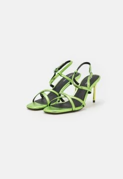 Even&Odd Leather - Sandales À Talons Hauts - Green -Pas Cher Mode Féminine Magasin f5f812e8c2864e15888b5cde8f529aea