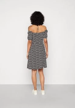 Even&Odd Robe De Jour - Black/ White -Pas Cher Mode Féminine Magasin f6639ed95e9d4b178354ec6cdca91d2b